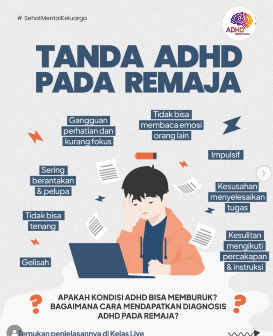 Screening ADHD Non-Diagnostik: Edukasi Awal bagi Orang Tua di Kabupaten Deiyai